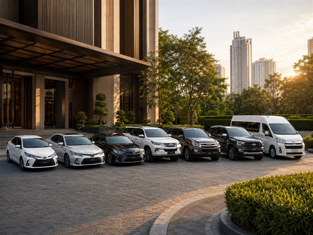 Our fleet lined up