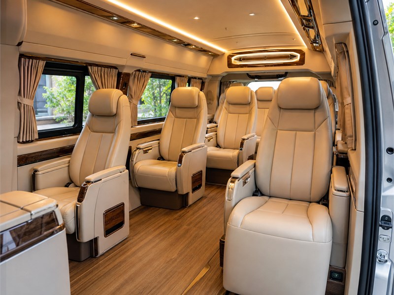 VIP van reclining seats